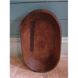 Bread bowl w/metal repair