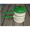 Image 1 : Green enamel double boiler