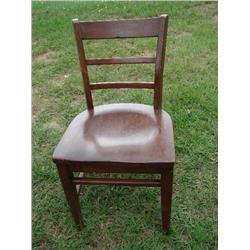 Solid wood side chair