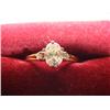 Image 1 : Three stone diamond ring .85 oval solitaire