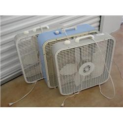 3 box fans