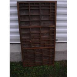 Wood printer block tray