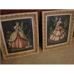 2 Victorian framed prints