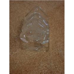 Etched glass ashtrays