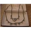 Image 1 : 2 blue rhinestone necklaces