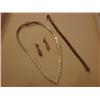 Image 1 : Sterling necklace, bracelet, earings