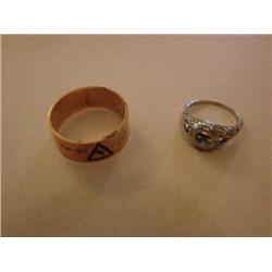 2 rings-10K & 18K