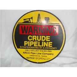 Arco Pipeline marker sign