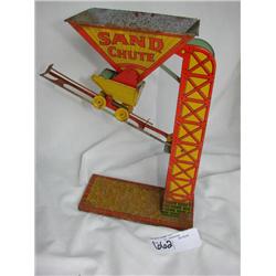 Tin toy sand chute