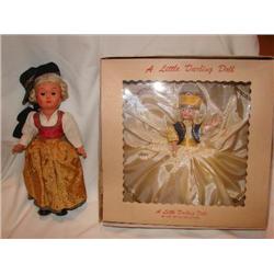2 dolls-one in original box