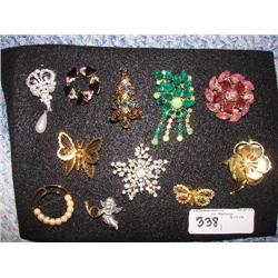 11 brooches