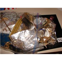 bag of jewelry-earings, necklaces, variety!