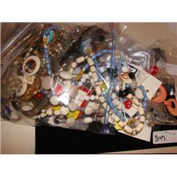 bag of jewelry-earings, necklaces, variety!