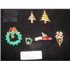 Image 1 : 6 Christmas brooches