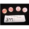 Image 1 : 4 Texaco pins/buttons.