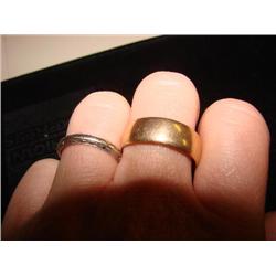 Women's ring-14 kt. Men's- 18 Kt. Ring