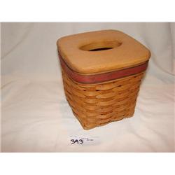 Longaberger fathers day tissue basket
