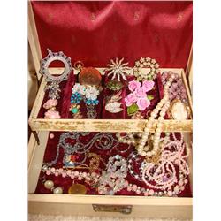 jewelry box-filled, as we found it.