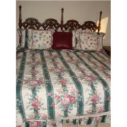 King size bed-linens not included