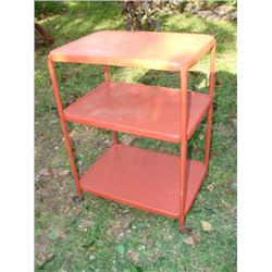 Metal 3 tier shelf w/casters