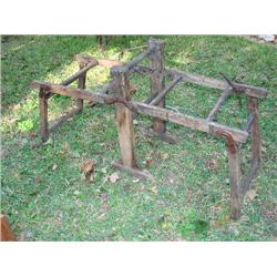 Iron & Wood Wash tub stand