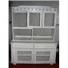 Image 1 : White kitchen "chicken coop" cabinet