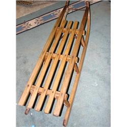 Old wood sled