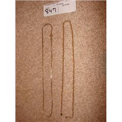 2 14 kt. Gold chains