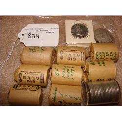 192 mixed date Franklin halfs