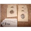 Image 1 : 5 Early dimes in 2 x 2's