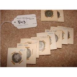 11 mixed quarters,Barber & Standing Lib.