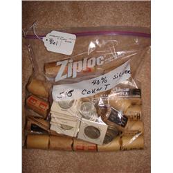 40% silver,35 cir.Kennedy 1/2's,480 1/2's