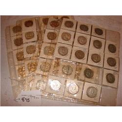 Frankling 1/2's 1948-1963-D(58 ct)