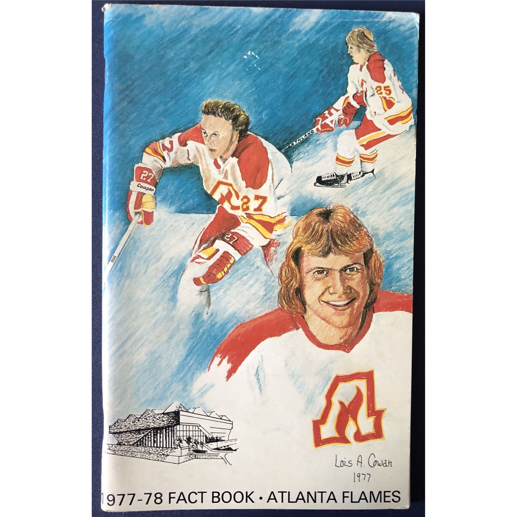 ATLANTA FLAMES 1977-78 MEDIA GUIDE