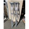 Image 1 : 2 PAIRS OF NEW ADULT ALUMINUM CRUTCHES