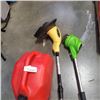 Image 2 : TWO ELECTRIC HEDGE TRIMMERS WITH JERRY CAN