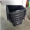 Image 2 : 5 STORAGE TOTES, WITH BOXES AND BINS