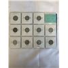 Image 2 : 11 CANADIAN WAR TIME NICKELS 1937 DOT TO 1946; INCLUDES 2 TOMBAC AND VICTORY NICKELS