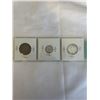 Image 2 : 3 1918 CANADIAN COINS; 25 CENT AND 10 CENT .925 SILVER PLUS LARGE CENT