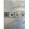 Image 2 : 4 1936 CANADIAN COINS; 25 CENT AND 10 CENT .800 SILVER PLUS 5 CENT AND 1 CENT