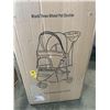 Image 2 : BLACK THREE WHEELED PET STROLLER, BLACK