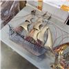 Image 2 : 2 VINTAGE METAL SAILING SHIPS