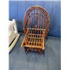 Image 2 : MELISSA AND DOUG CRADLE AND SMALL WOODEN CHAIR