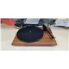 Image 2 : PRO-JECT T1BTX WALNUT TURNTABLE - MISSING BELT, NEEDLE AND POWER CORD, RETAIL $529