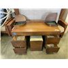 Image 2 : ANTIQUE VANITY WITH STOOL