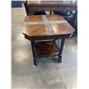 Image 2 : MODERN 3 PC COFFEE TABLE SET WITH STONE INSERT, COFFE TABLE ROLLS