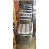 Image 2 : 4 PATIO CHAIRS WITH CUSHIONS