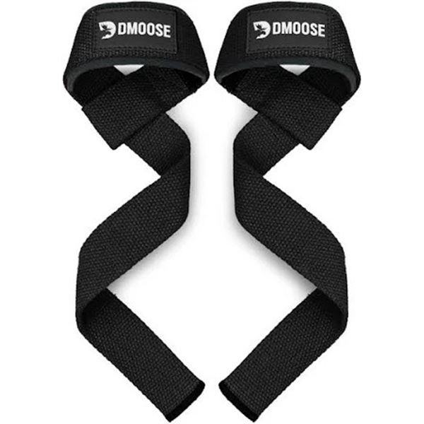 2 PCS DMOOSE LIFTING STRAPS NEOPRENE PADDED NEW