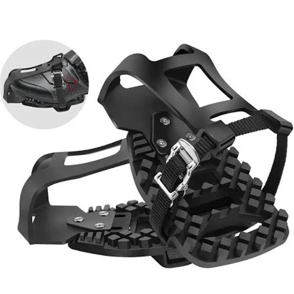 2 PCS VENZO BIKLE BICYCLE TOE CLIPS CAGE INDOOR EXERCISE SPIN BIKE PEDAL ADAPTERS VZ-EO NEW