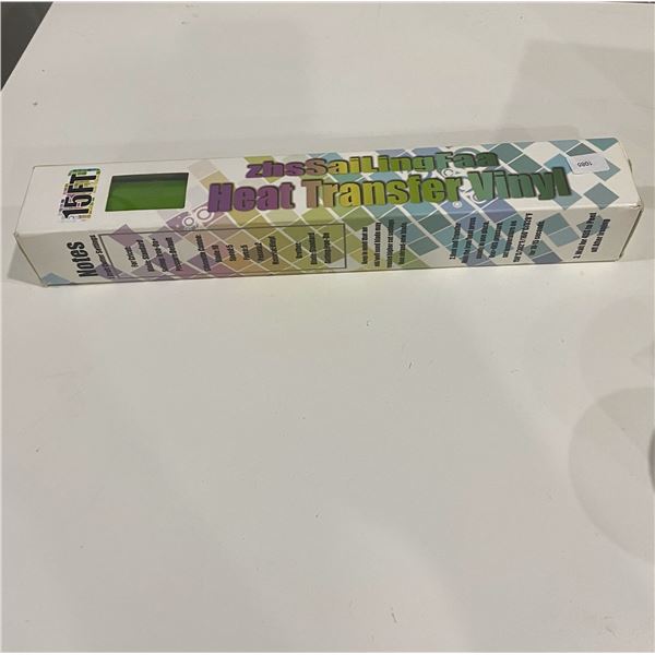 HEAT TRANSFER VINYL CRAFT CUTTER 15 FEET NEON GREEN NEW